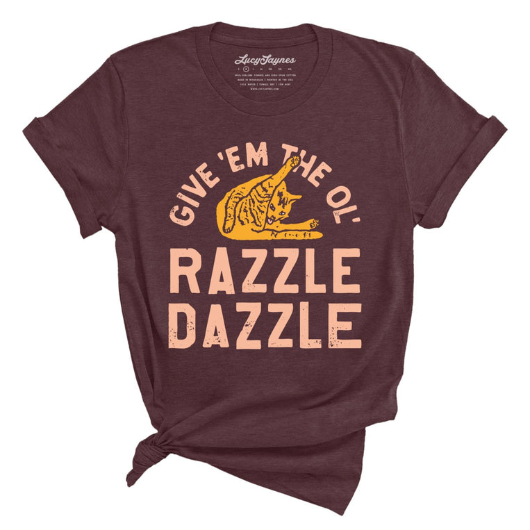 Razzle Dazzle - Heather Maroon - Full Front