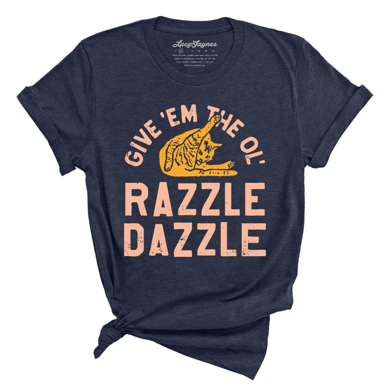 Razzle Dazzle - Heather Midnight Navy - Full Front