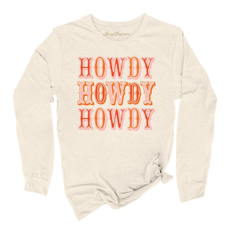 Retro Howdy - Natural - Full Front