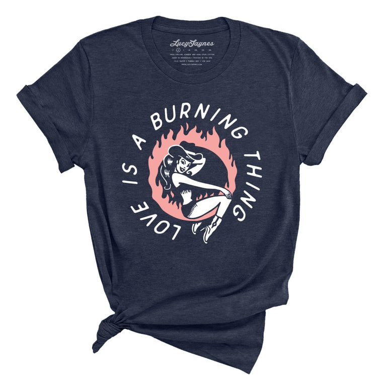 Ring of Fire - Heather Midnight Navy - Full Front