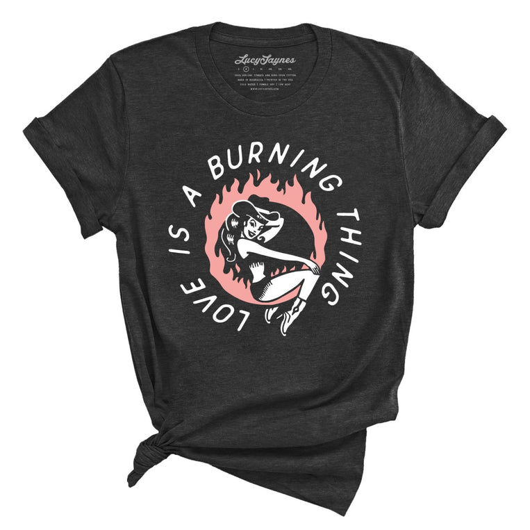 Ring of Fire - Dark Grey Heather - Full Front