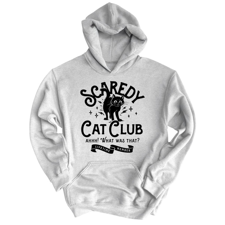 Scaredy Cat Club - Grey Heather - Full Front