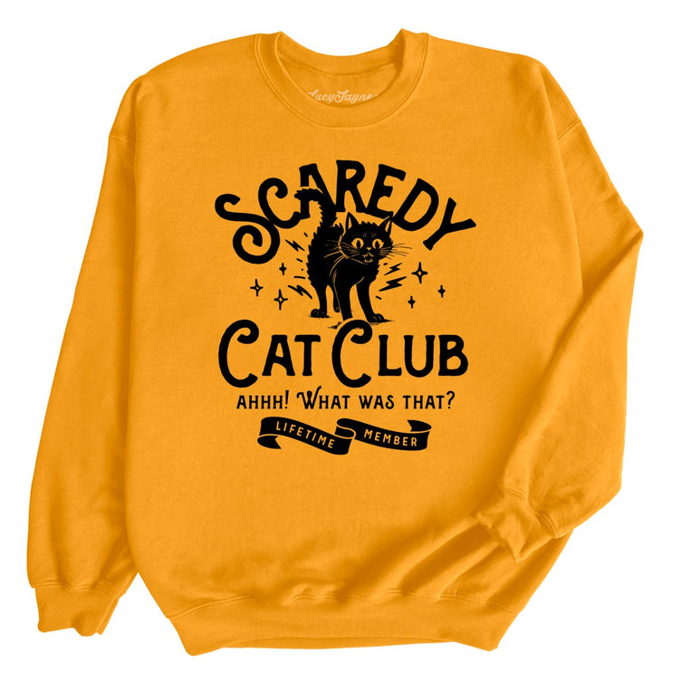 Scaredy Cat Club - Gold - Full Front