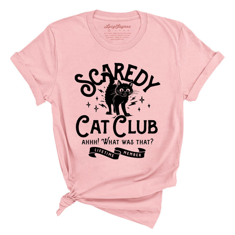 Scaredy Cat Club - Pink - Full Front