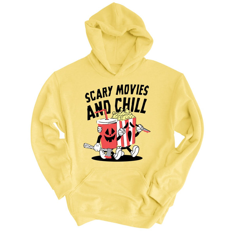 Scary Movies and Chill - Light Yellow - Full Front