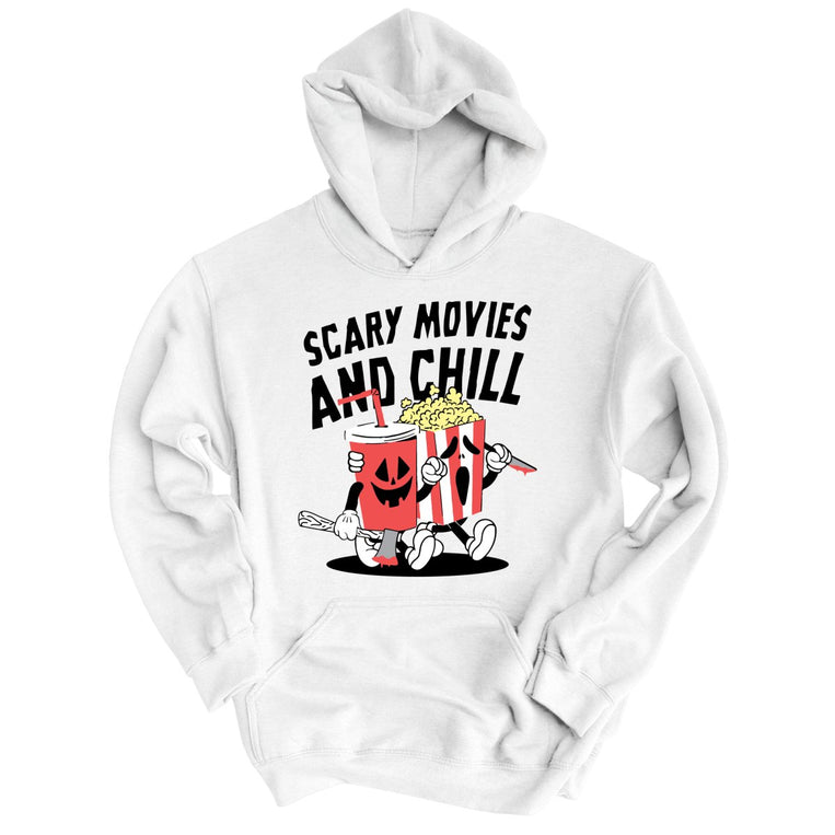 Scary Movies and Chill - White - Full Front