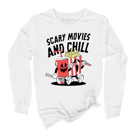Scary Movies and Chill Long Sleeve Tee