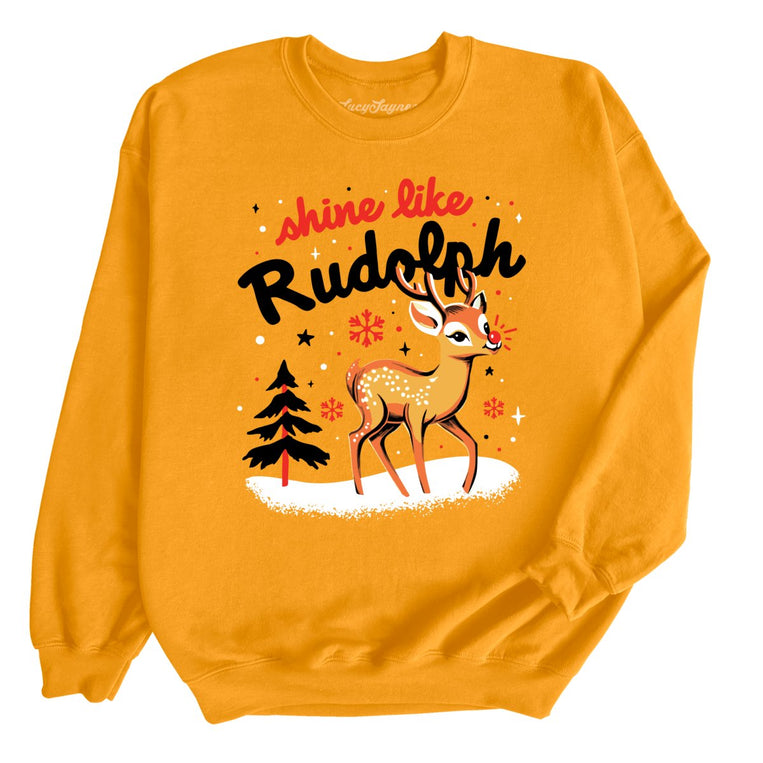 Shine Like Rudolph - Gold - Full Front