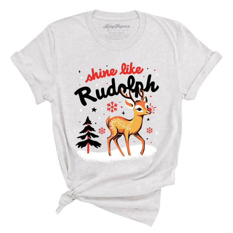 Shine Like Rudolph - Ash - Full Front
