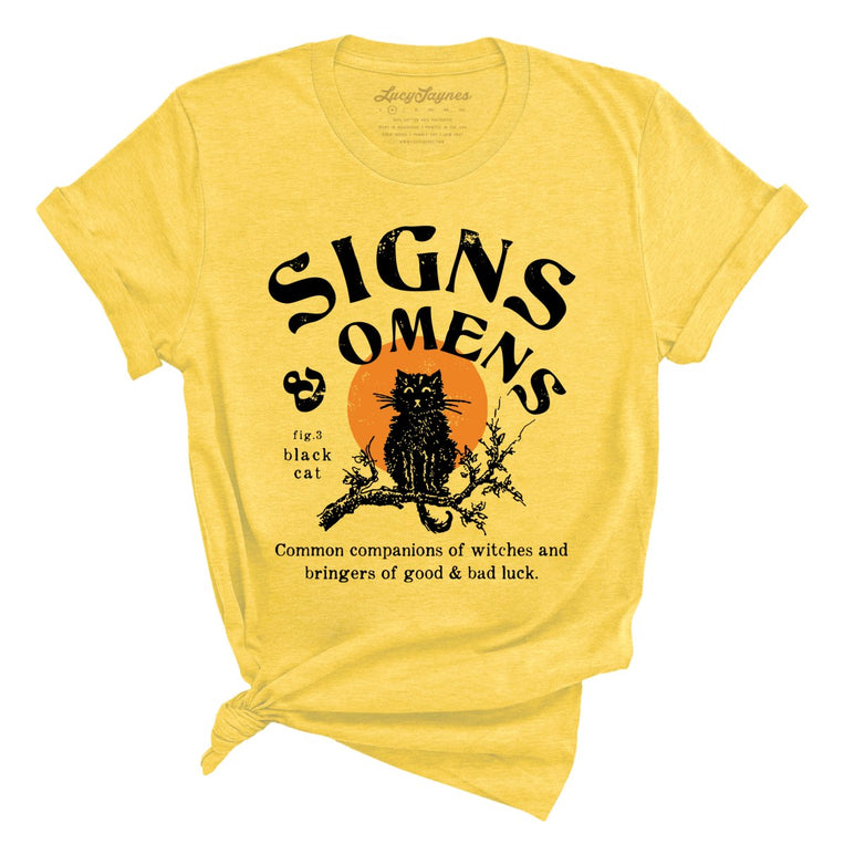Signs & Omens - Heather Yellow - Full Front