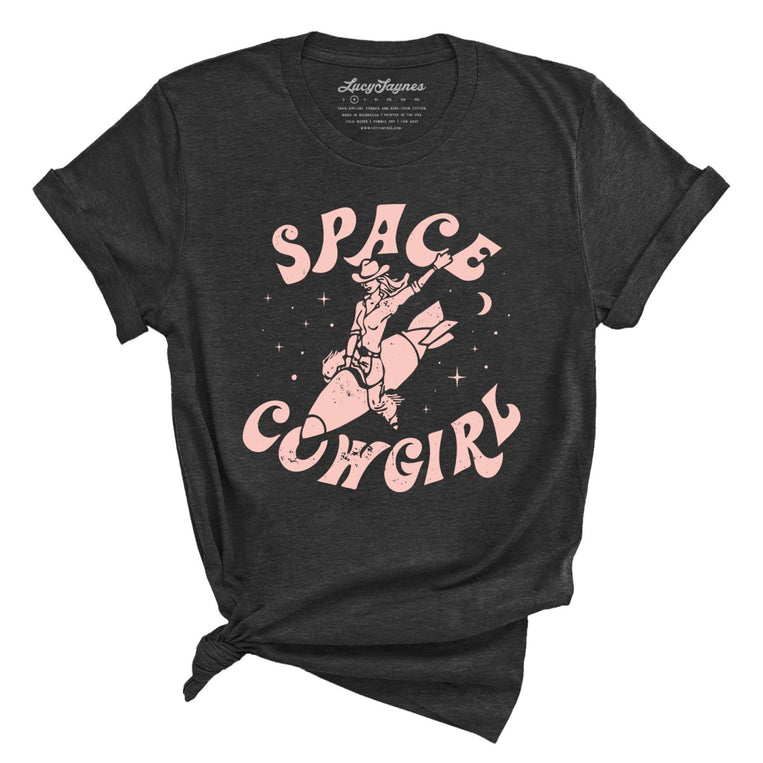 Space Cowgirl - Dark Grey Heather - Full Front