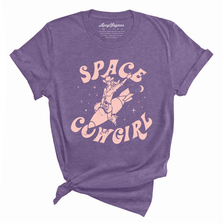 Space Cowgirl - Heather Team Purple - Full Front