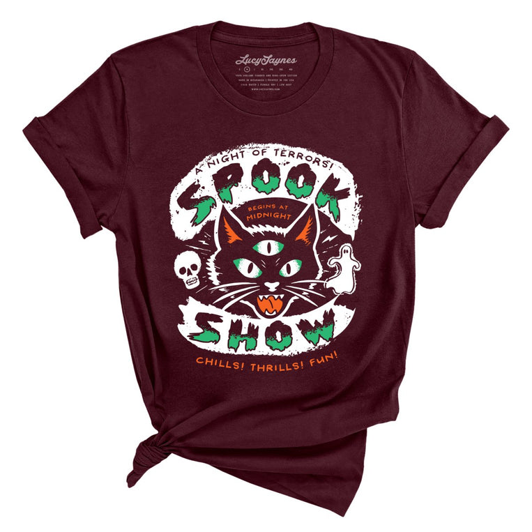 Spook Show - Maroon - Full Front