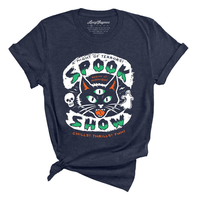 Spook Show - Heather Midnight Navy - Full Front
