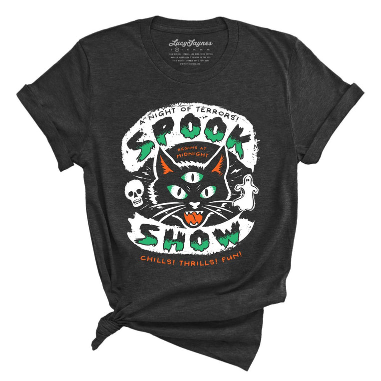 Spook Show - Dark Grey Heather - Full Front