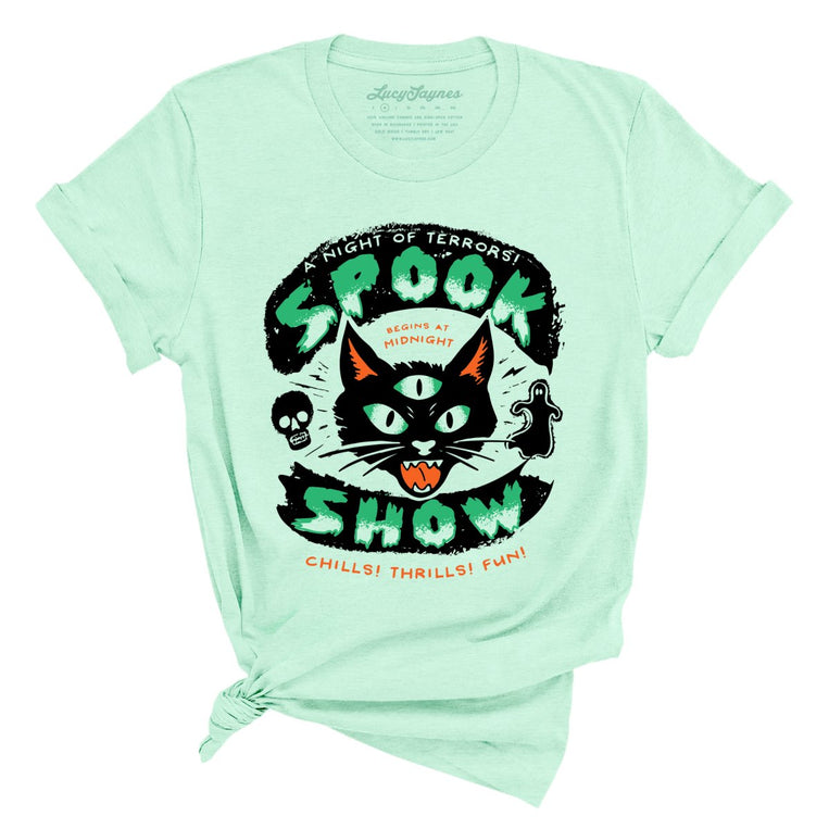 Spook Show - Heather Mint - Full Front