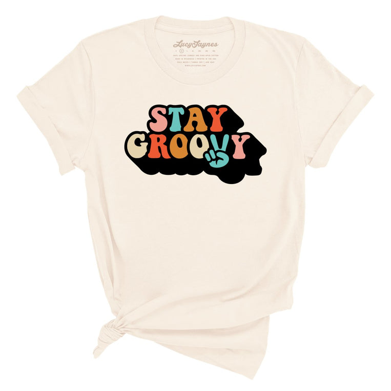 Stay Groovy - Natural - Full Front