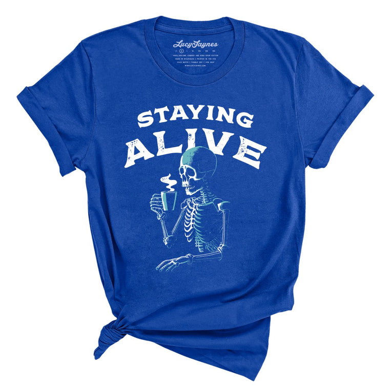Staying Alive - True Royal - Full Front