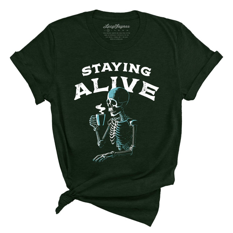 Staying Alive - Heather Emerald - Full Front
