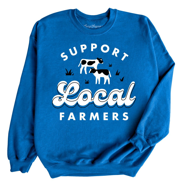 Support Local Farmers - Royal - Full Front