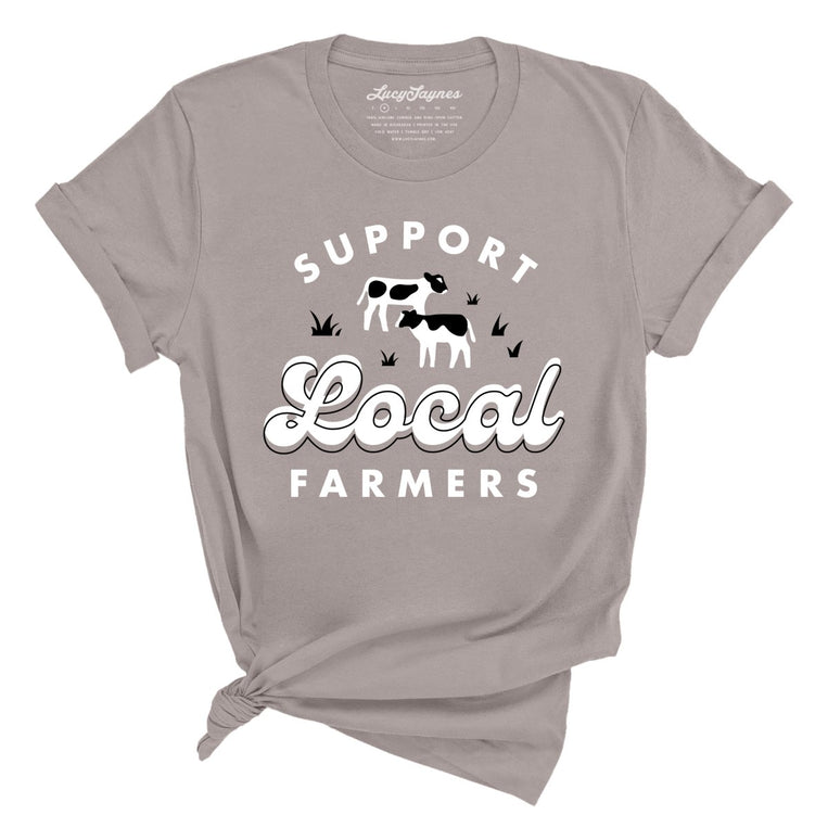Support Local Farmers - Pebble Brown - Full Front