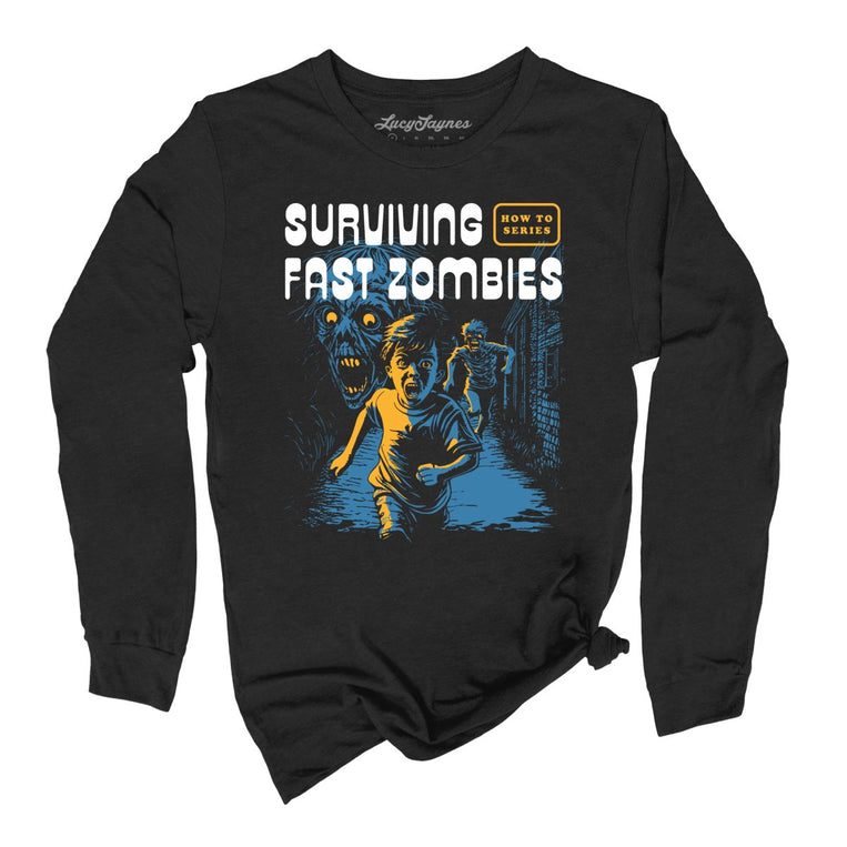 Surviving Fast Zombies - Black - Full Front