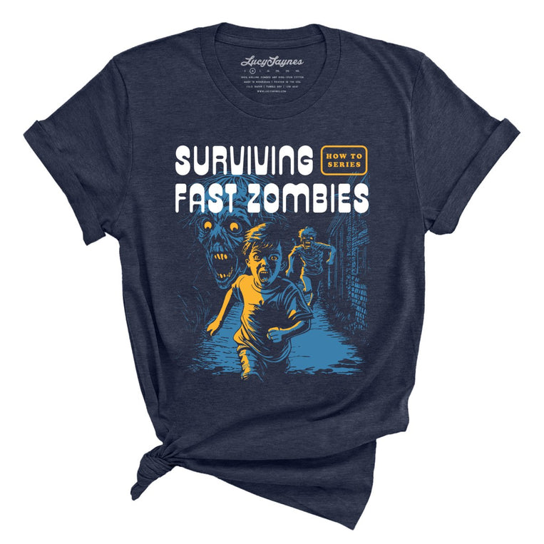 Surviving Fast Zombies - Heather Midnight Navy - Full Front