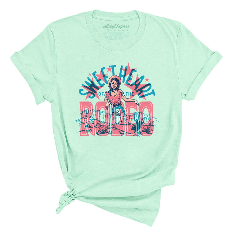 Sweetheart Of The Rodeo - Heather Mint - Full Front