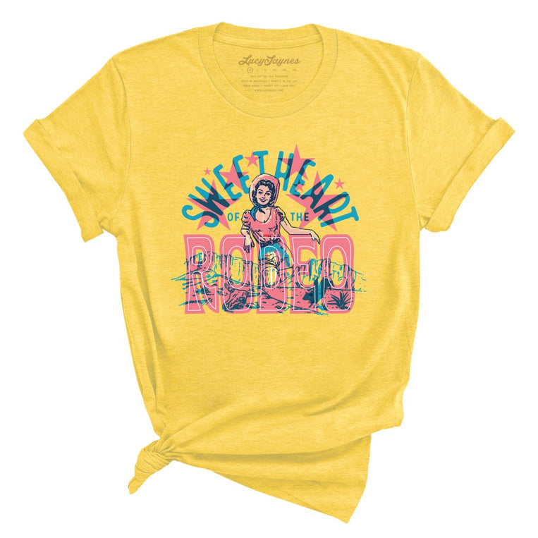 Sweetheart Of The Rodeo - Heather Yellow - Full Front