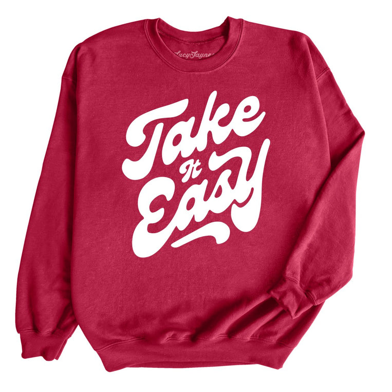 Take it Easy - Cardinal Red - Full Front