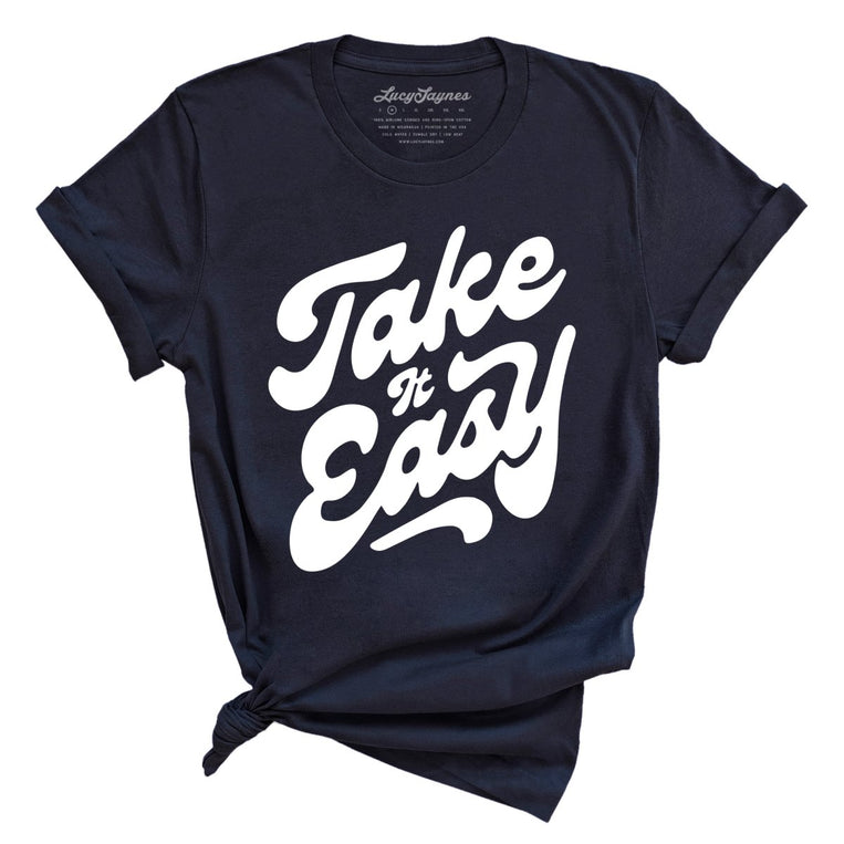 Take it Easy - Navy - Full Front