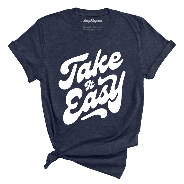 Take it Easy - Heather Midnight Navy - Full Front
