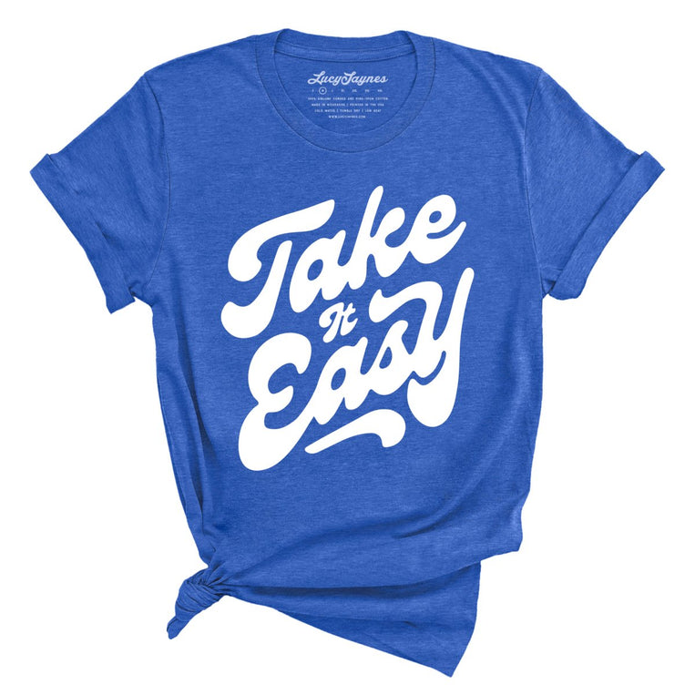 Take it Easy - Heather True Royal - Full Front