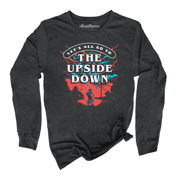 The Upside Down - Dark Grey Heather - Full Front