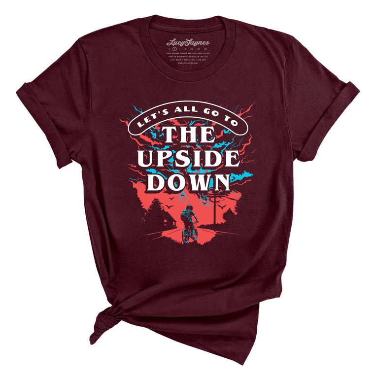 The Upside Down - Maroon - Full Front