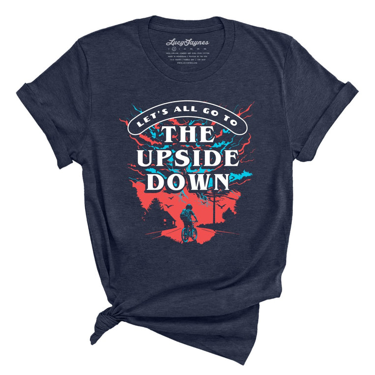 The Upside Down - Heather Midnight Navy - Full Front