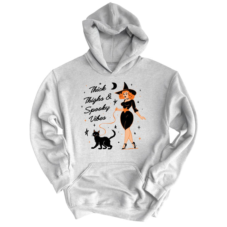 Thick Thighs and Spooky Vibes Hoodie