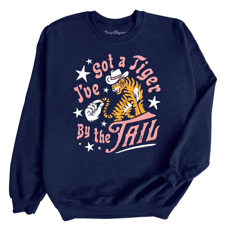 Tiger By The Tail - Navy - Full Front
