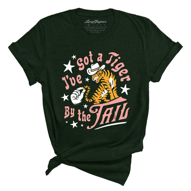 Tiger By The Tail - Heather Emerald - Full Front