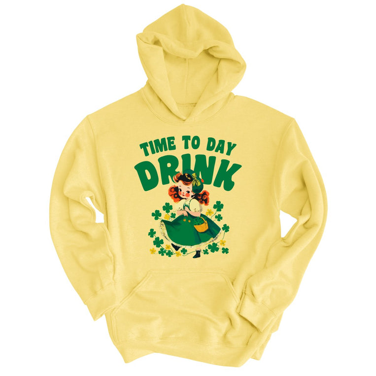 Time To Day Drink - Light Yellow - Full Front