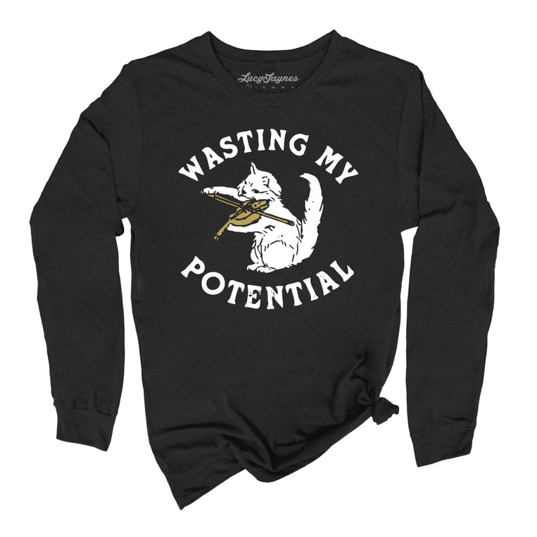 Wasting My Potential - Black - Full Front