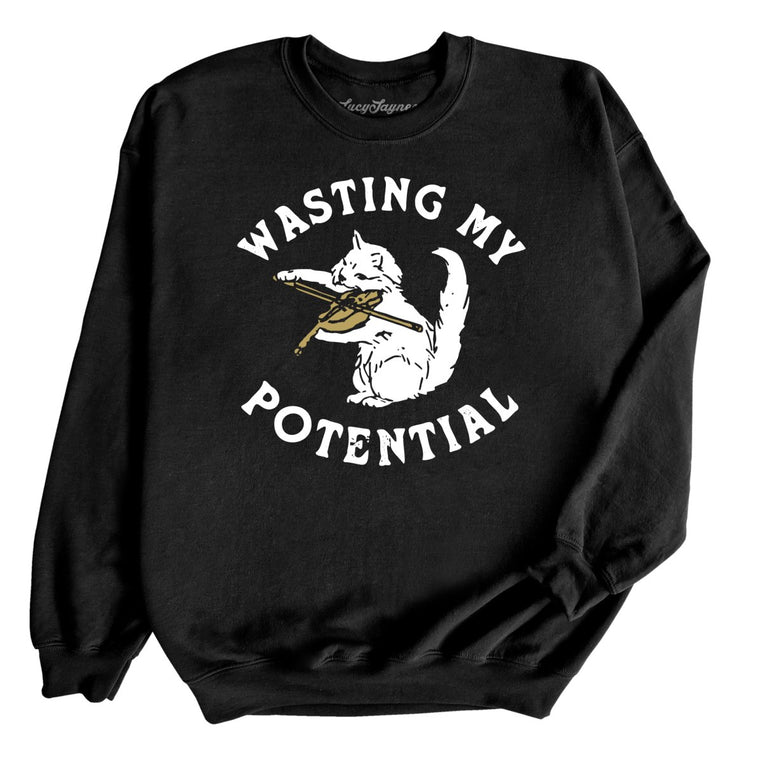 Wasting My Potential - Black - Full Front