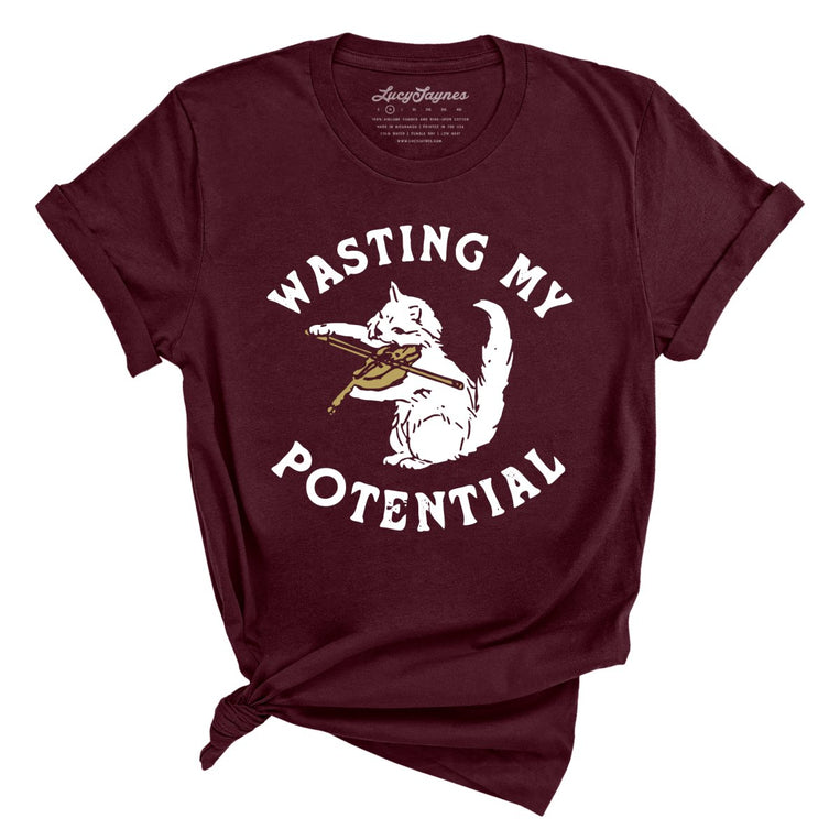 Wasting My Potential - Maroon - Full Front