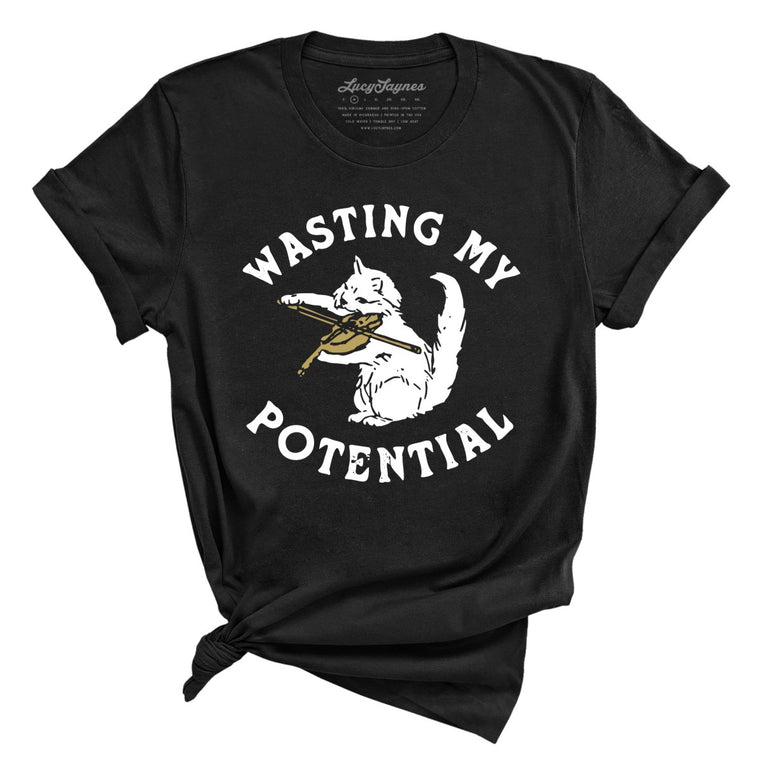 Wasting My Potential - Black - Full Front