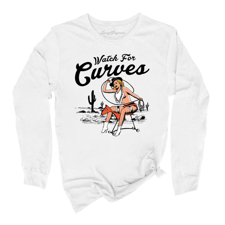 Watch For Curves - White - Full Front