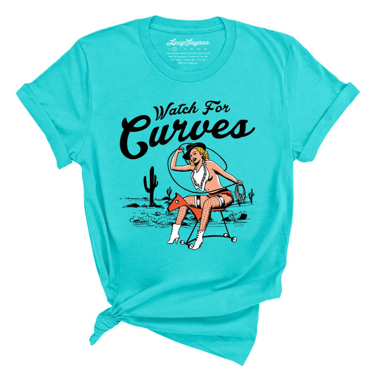 Watch For Curves - Turquoise - Full Front