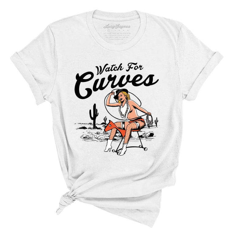 Watch For Curves - White - Full Front