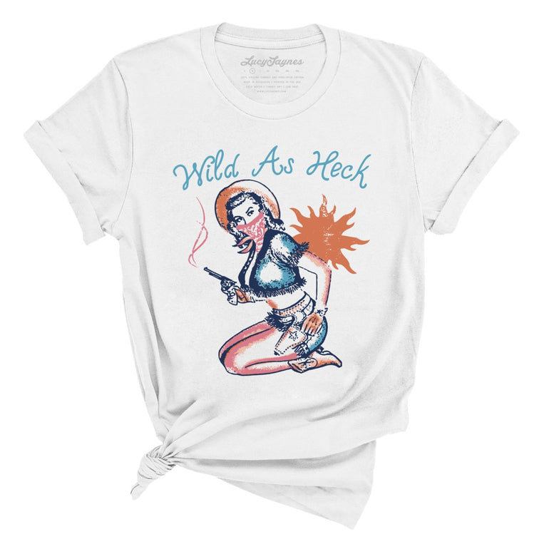 Wild as Heck - White - Full Front