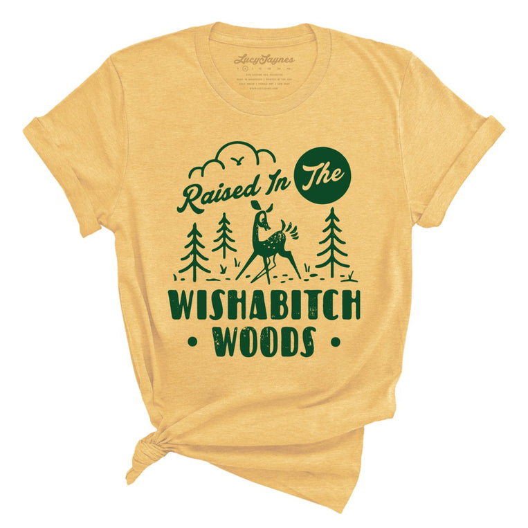 Wishabitch Woods - Heather Yellow Gold - Full Front